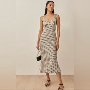 Daytona silk reformation maxi dress